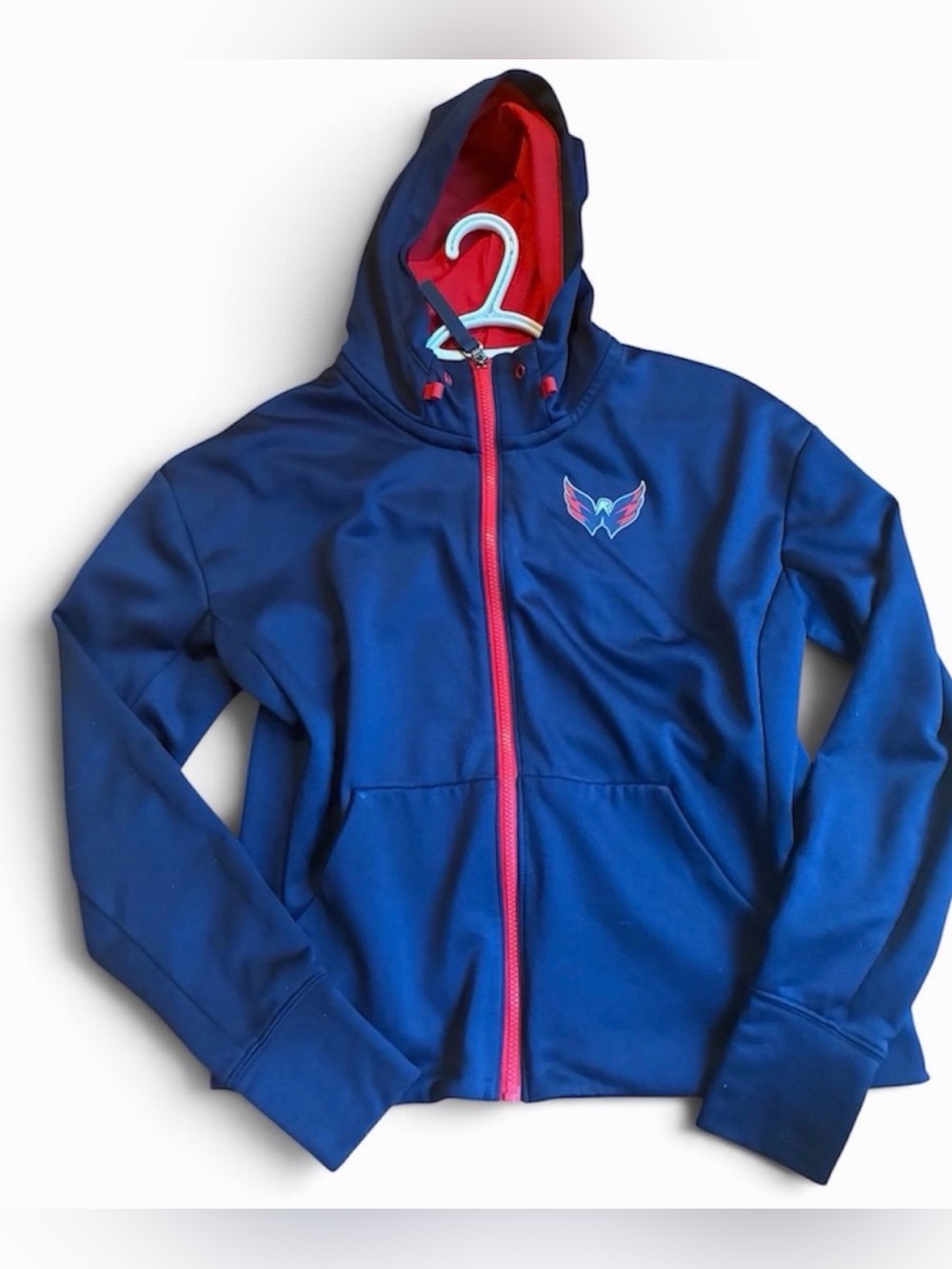 Washington capitals national athletic full zip hoodie